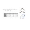 QLXHBOT M8 316 Stainless Steel Bimini Boat Top PAD Eye,