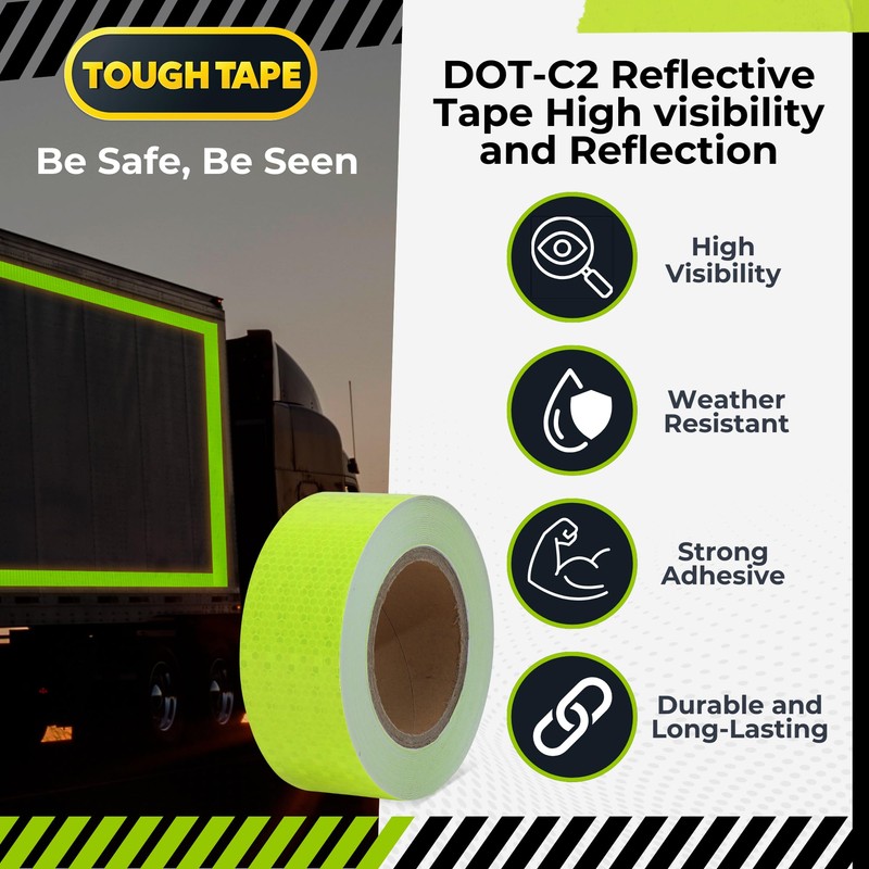 DOT C2 Reflective Tape 2IN x 100 FT - Safety