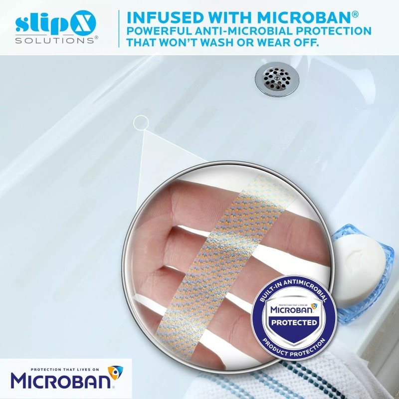 SlipX Solutions 7.5" Bath Tub Shower Safety Adhesive Treads with