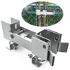 Chain Link Fence Double Gate Latch Residential Strong Arm Double