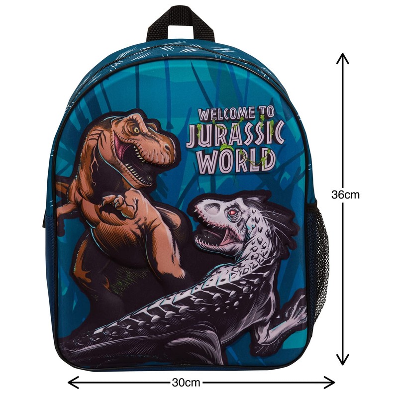 Jurassic World Bag Boys Backpack T-Rex Dinosaur Backpack for Kids
