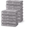 DARWEN STAR 100% Cotton 12 pcs Face Cloth, Highly Absorbent