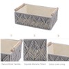 VinneGenzz Macrame Storage Baskets Handmade Boho Decor Box Natural Cotton