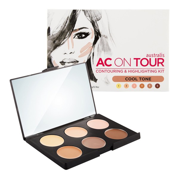Australis AC ON TOUR Cool Tone Complexion Cream Highlight Natural