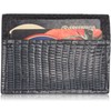 Genuine Tegu Lizard Skin Magnetic Money Clip Wallet (3 Card