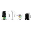 MUQZI Handlebar End Plugs - Expanding, Aluminum and Adjustable Handlebar