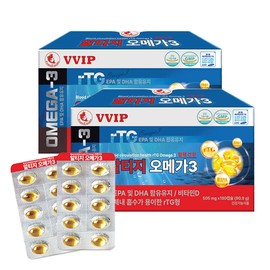 Unicell Farm Blood circulation health RTZ Omega 3 Plus Vitamin D 180 capsules (2) / 혈행건강 알티지오메가3 플러스 비타민D 180캡슐 2개