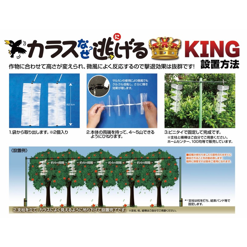 Crow Why Escape King, Set of 10 Crows, Repel Crows,