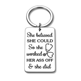 Octamber Nurse Appreciation Keychain Gifts for RN Nurses Practitioner Nursing School Student Graduation Birthday Christmas Nurse's Day