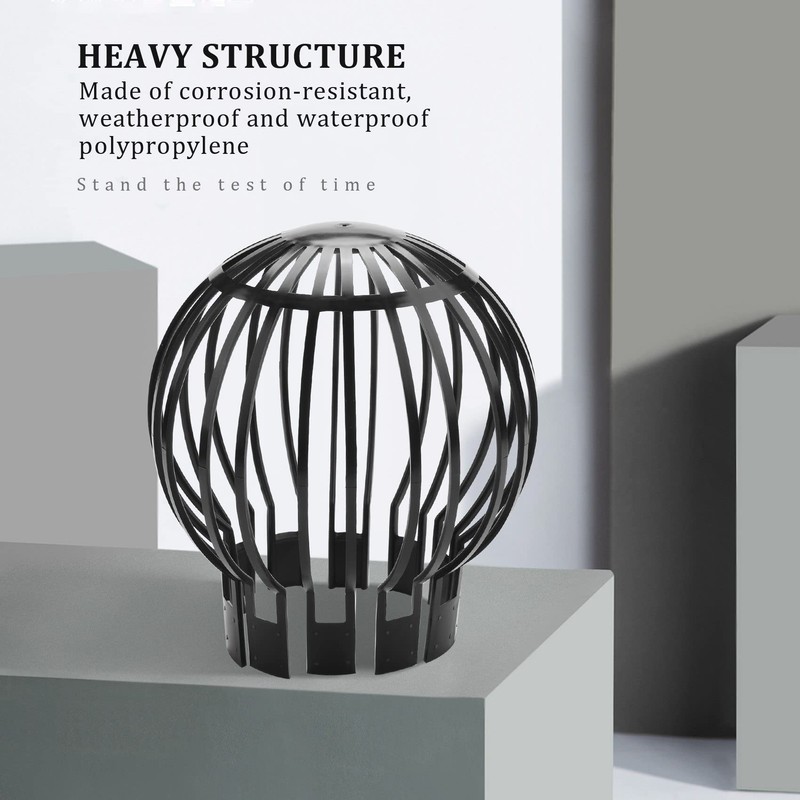 ZDSFSD 4PCS Gutter Guard Downspouts Filter Strainer Preventing Leaf Debris