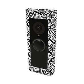 MightySkins Carbon Fiber Skin Compatible with Ring Video Doorbell Pro 2 - Abstract Black | Protective, Durable Textured Carbon Fiber Finish | Easy to Apply | Made in The USA