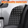 Front Wheel Arch ABS Black Body Anti-Scratch Protection Cover Trim