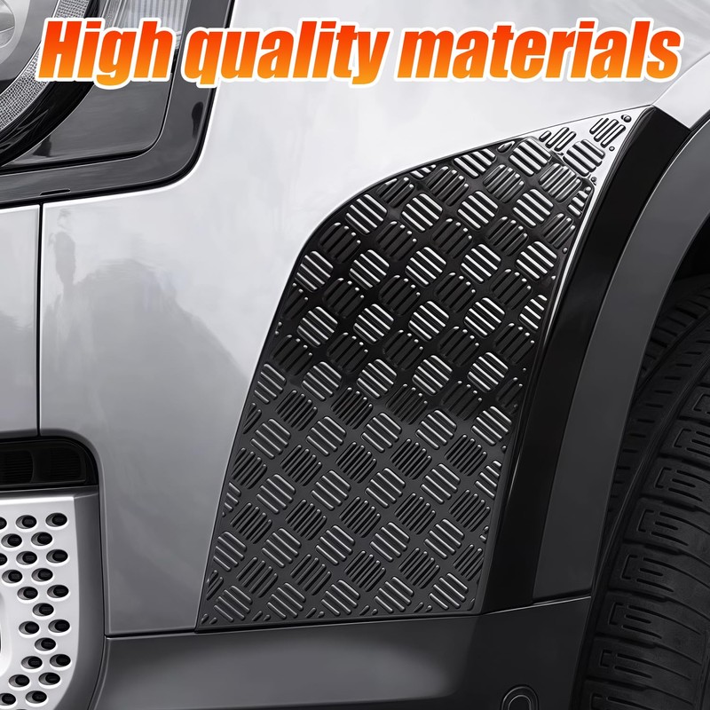 Front Wheel Arch ABS Black Body Anti-Scratch Protection Cover Trim