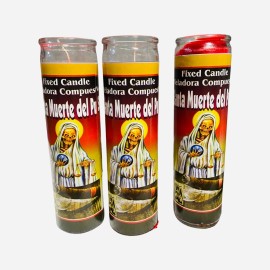 Unbranded SANTA MUERTE del PURO Veladora Compuesta. Holy Death Cigar Fixed Candle. - 12X CANDLES