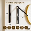 Deasolin Clothes Drying Rack, Laundry Room Wall Mounted Retractable Clothes