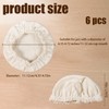 BakeMaster 6 Pack Sourdough Cover Reusable Fermentation Lids for Jars