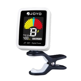 JOYO JT-301 WHT Clip Tuner, Chromatic Type, LCD Color Display