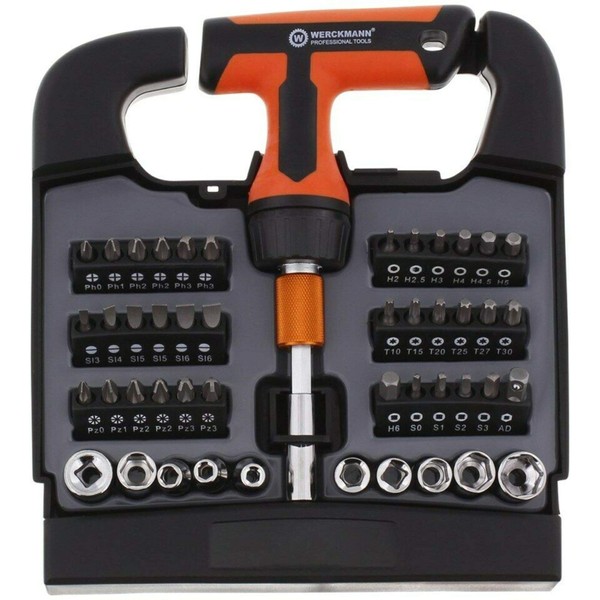 Werckmann Ratchet Extension Set, 110 mm, Wrench, Chrome Vanadium Steel,