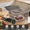 Sous Vide Container with Lid and Built-in Rack Double-Door Design