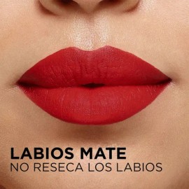 Labial Color Riche Intense Volume Matte L'oréal Paris Acabado Mate Color 482 MAUVE INDOMPTABLE