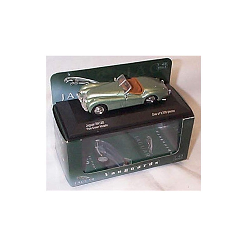 Corgi vanguards metallic green jaguar XK120 car 1.43 scale limited