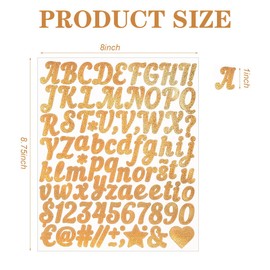 10 Sheets 880 Pieces Vinyl Letter Number Stickers Mailbox Alphabet Numbers Sticker for Mailbox, Sign, DIY Scrapbooking, Graduation Cap, Poster Board, Water Bottles Décor