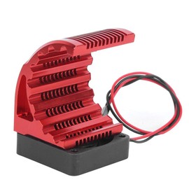 RC Motor Heatsink, Aluminium Alloy & Plastic Motor Heatsink with Fan RC Car Upgrade Accessories for 4274 7282 1515 RC Car 42 mm Motor RC Fan