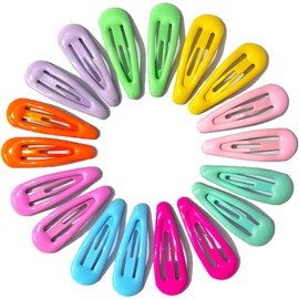 Qingxii Decorr Star Snap Hair Clip Girl Hair Clips Women Barrettes Accessories (Mixed Colors,Barrette)