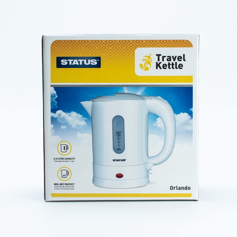 STATUS Orlando Travel Kettle | 0.5 litre white water kettle