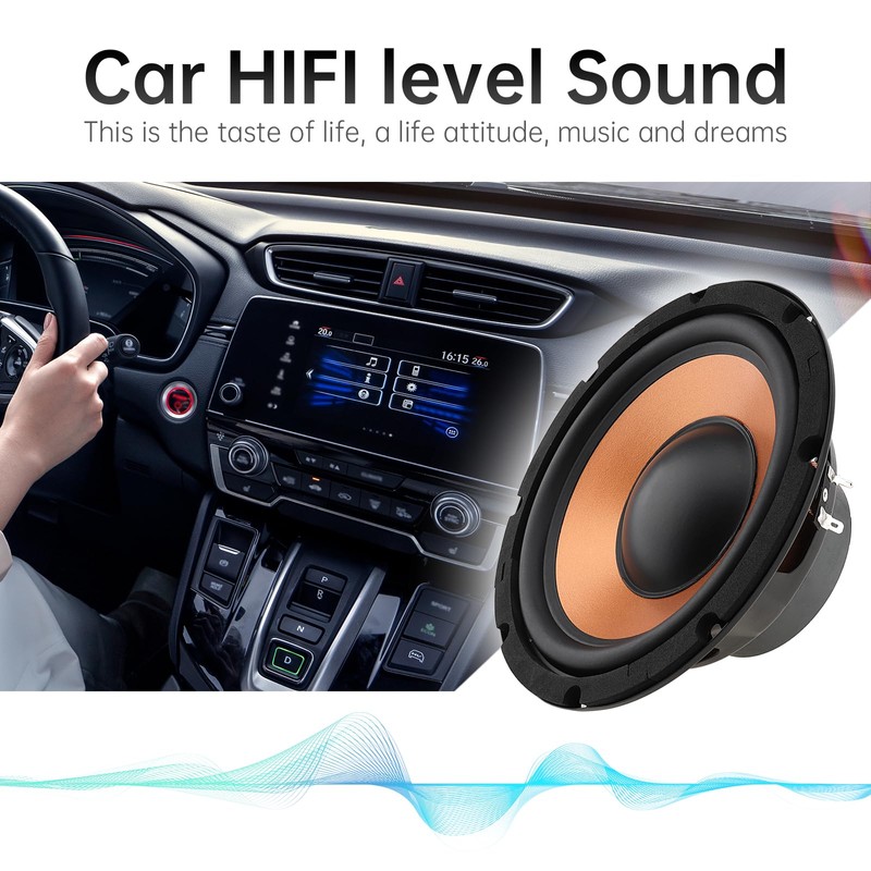 DriSentri 8 Inch Bass Loudspeaker Woofer Speaker, 2 Pieces Car
