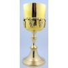 Needzo SVL 7 1/2" Polished Solid Brass Gold Communion Cup