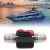 Circuit Breaker Audio Fuse Inline Holder Manual Reset 12V‑48V for