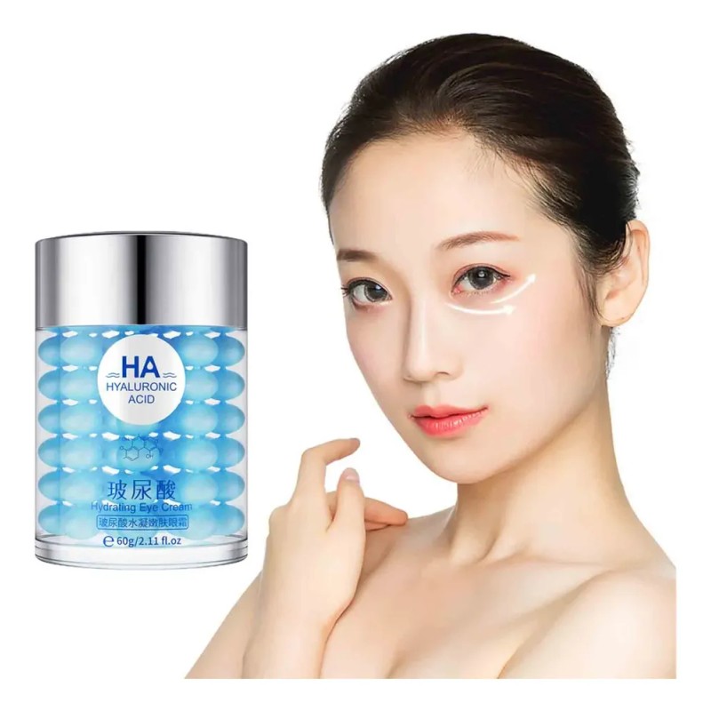 Crema Hialurónica Para Ojos, Hidrata, Ilumina Y Reduce Las L