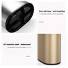 LEASYLIFE 9L/2.4GALSlim Bathroom Trash Can, 12 * 7.75 * 13.67