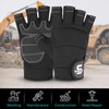 SAWANS Fingerless Working Gloves for Men Performance Heavy Duty Half-Finger