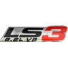 LS3 6.2L V8 Red Engine Emblems Badges Nameplates Highly Polished