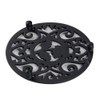 Sharemee Black Cast Iron Teapot Trivet With Rubber Pegs For