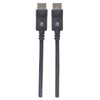 Manhattan 307116 - DisplayPort cables (DisplayPort, DisplayPort, Male/Male, Nickel, Black)