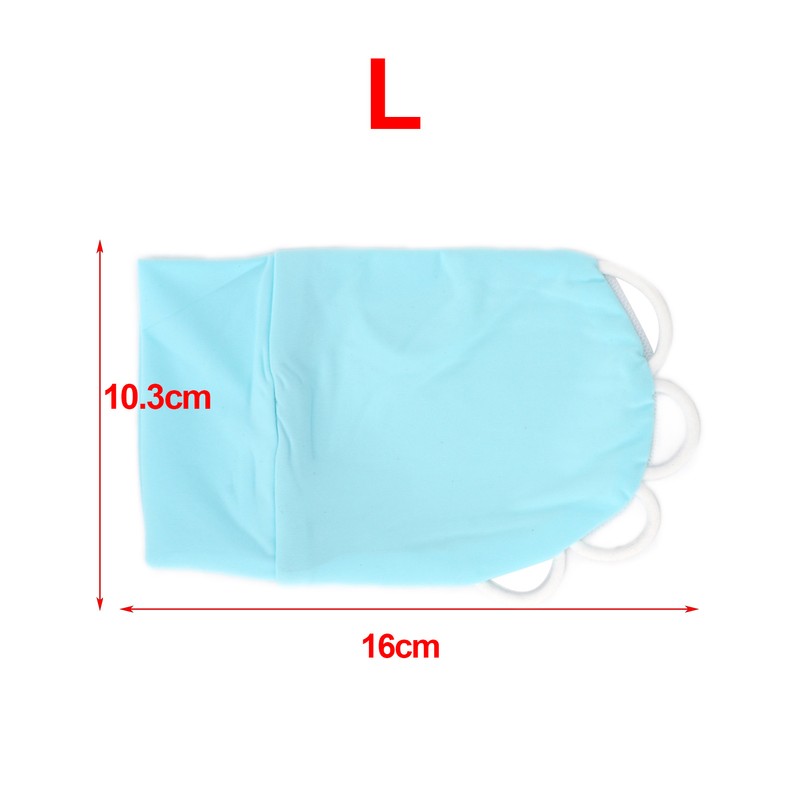 Half Finger Gloves Breatheable UV Protection Ice Silk Outdoor Gloves