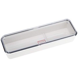Pearl Metal HB-2911 Cutlery Case with Lid, White, Made in Japan, Made in Tsubame Sanjo