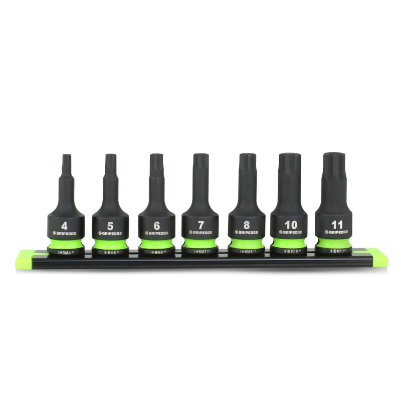 GRIPEDGE Tools | 7-PC - 3/8" Dr Short Metric Impact