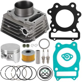 Artudatech Cylinder Piston Top End Gasket Kit for Honda ATV TRX300 FOURTRAX 300 1988, for Honda ATV TRX300 1990-2000, for Honda ATV TRX300FW 1991-1994