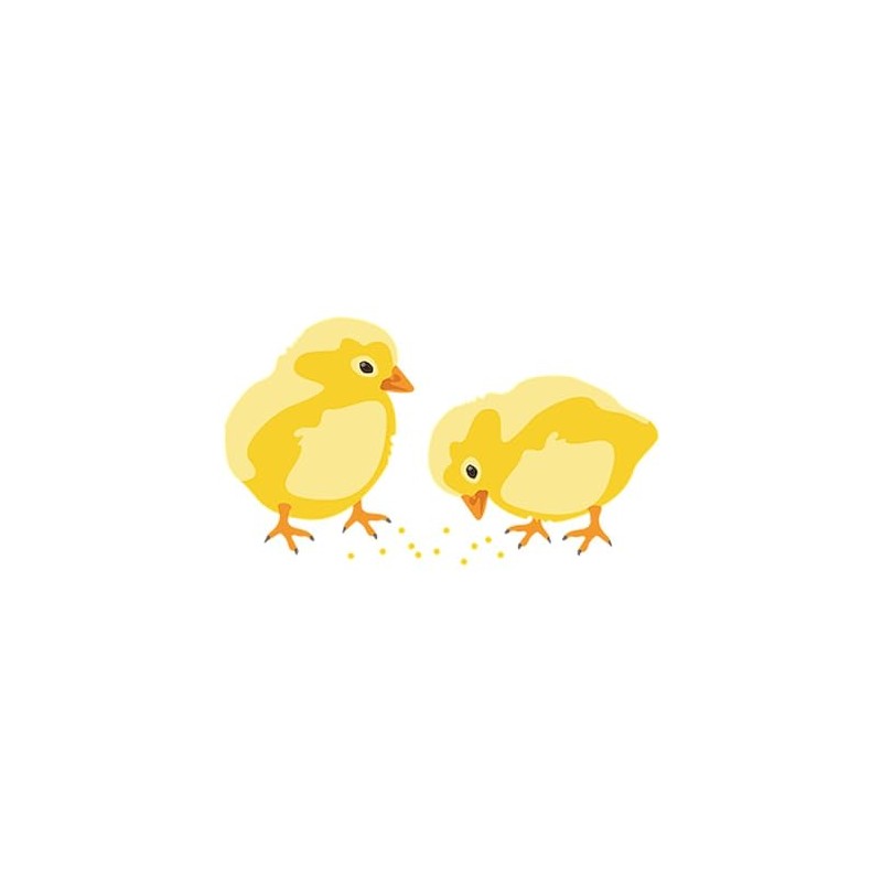 CafePress Baby Chicks Magnets Rectangle Magnet, 2"x3" Refrigerator Magnet (10