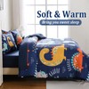 Tasselily 6 Pcs Bed in A Bag Full Comforter Set