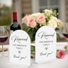2 Pcs Acrylic Wedding Sign, Bridal Shower Decoration, Reserved Seating