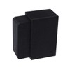 ABOOFAN 8pcs Black Water Absorption Felt Coasters Thickened Nonwoven Insulation