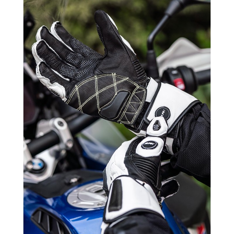 ILM Air Flow Leather Motorcycle Gloves for Men and Women