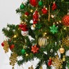 70 Pcs Christmas Ball Ornaments Set，Shatterproof Gold Ornaments for Xmas