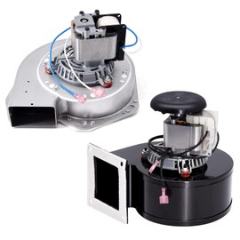 Criditpid Replacement A-E-027 Combustion Blower Fan & A-E-033 Convection Blower Fan Kit for Breckwell Pellet Stove P22, P23, P24, P26, P2000, Exhaust Blower for US Stove & USSC 5040 Pellet Stoves.