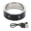 Smart Remote Scrolling-Ring, Wasserdichter One-Click-Foto-Seitenwender-Ring, Bluetooth-Magnetlade-Scrolling-Ring für TikTok, E-Reader (Größe